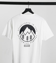 Футболка белого цвета Columbia Cades Cove Outdoor Park - эксклюзивно для ASOS-Белый