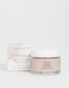 Детокс-маска для лица из розовой глины Revolution Skincare Pink Clay, 50 мл-Бесцветный