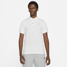 Мужская рубашка-поло с плотной посадкой The Nike Polo - Белый