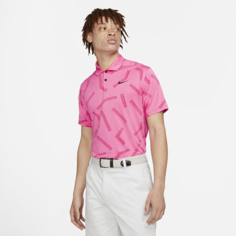 Мужская рубашка-поло для гольфа Nike Dri-FIT Vapor - Розовый