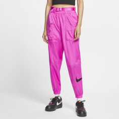 Женские брюки из тканого материала с логотипом Swoosh Nike Sportswear - Розовый