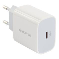 Сетевое зарядное устройство BOROFONE BA38A Speedy USB PD20W White (УТ000024208)