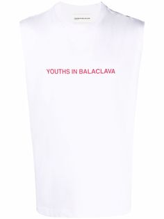 Youths In Balaclava топ с объемными плечами