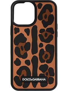 Dolce & Gabbana чехол для смартфона с леопардовым принтом