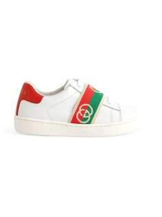 Gucci Kids кеды Ace с логотипом Interlocking G