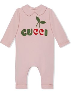 Gucci Kids ромпер с логотипом