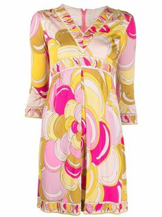 Emilio Pucci Pre-Owned платье 1970-х годов с абстрактным принтом