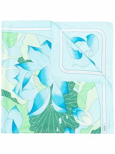 Hermès платок Fleurs de Lotus 1976-го года Hermes