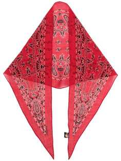 Saint Laurent платок с принтом пейсли