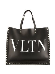 Valentino Garavani Pre-Owned сумка-шопер 2010-х годов с логотипом VLTN