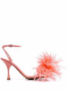 Bottega Veneta босоножки Feather Dot 90