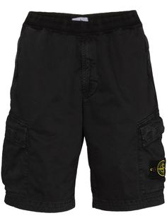 Stone Island шорты карго с нашивкой-логотипом