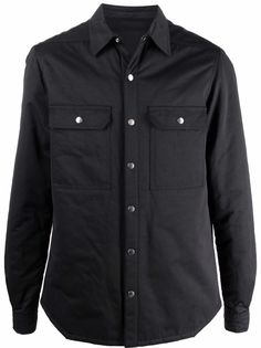 Rick Owens куртка-рубашка с накладными карманами