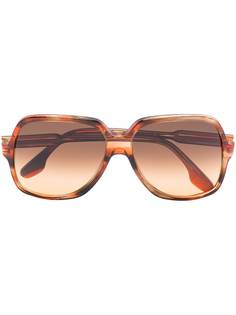 Victoria Beckham Eyewear массивные солнцезащитные очки Milled Navigator