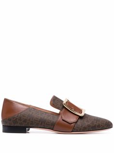 Bally лоферы со складным задником