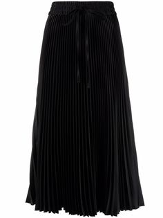RED Valentino плиссированная юбка с завышенной талией