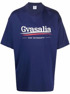 VETEMENTS футболка с принтом Gvasalia