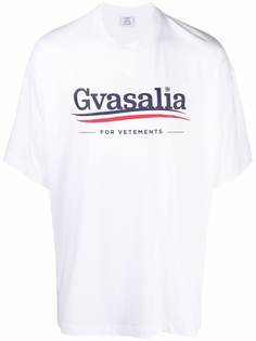 VETEMENTS футболка с логотипом Gvasalia