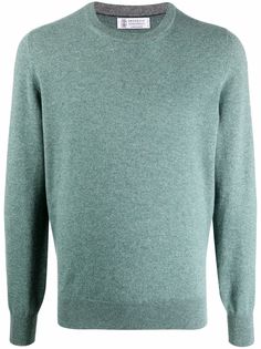 Brunello Cucinelli кашемировый свитер с длинными рукавами