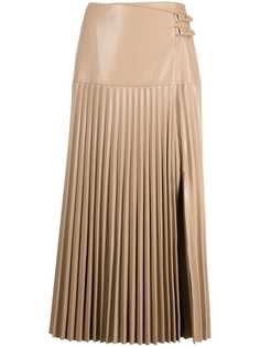 Jonathan Simkhai юбка Leona с плиссировкой