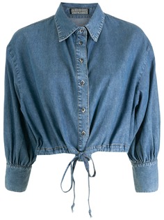 Amapô укороченная джинсовая рубашка