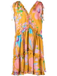 ZIMMERMANN платье с цветочным принтом