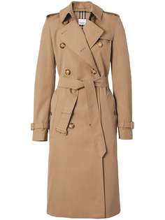 Burberry габардиновый тренч с поясом