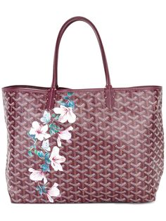 Goyard сумка-тоут с цветочным узором