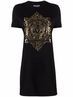 Versace Jeans Couture платье-футболка с логотипом V-Emblem