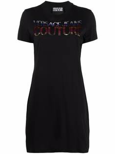 Versace Jeans Couture платье-футболка с логотипом