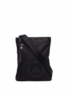 Versace Jeans Couture сумка-мессенджер с нашивкой-логотипом