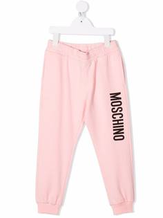 Moschino Kids спортивные брюки с логотипом