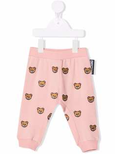 Moschino Kids спортивные брюки с вышивкой Teddy Bear