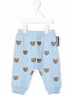 Moschino Kids спортивные брюки с вышивкой Teddy Bear