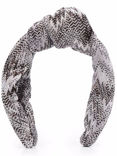 Missoni ободок с узлом