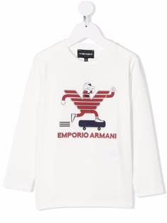 Emporio Armani Kids толстовка с логотипом
