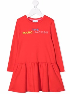 The Marc Jacobs Kids расклешенное платье с логотипом