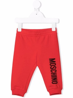 Moschino Kids спортивные брюки с логотипом