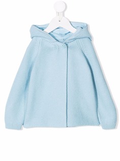 Stella McCartney Kids вязаная куртка с капюшоном