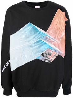 Li-Ning толстовка с графичным принтом