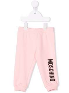 Moschino Kids спортивные брюки с логотипом