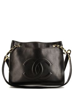 Chanel Pre-Owned сумка на плечо 1991-го года с логотипом CC