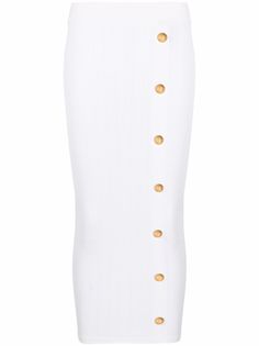 Balmain юбка карандаш с пуговицами