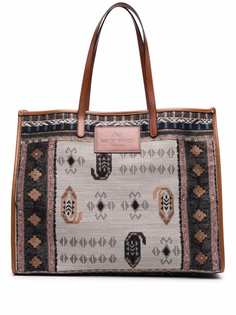 ETRO сумка-тоут с нашивкой-логотипом