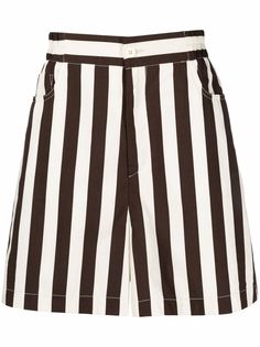Sunnei широкие шорты в полоску