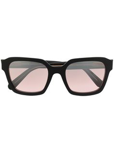 Moncler Eyewear солнцезащитные очки в геометричной оправе