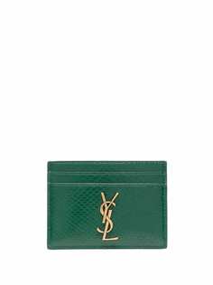 Saint Laurent картхолдер с монограммой