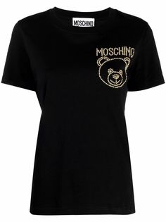 Moschino футболка Teddy Studs