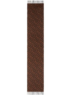 Burberry шарф с монограммой