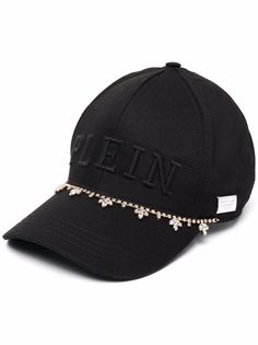 Philipp Plein кепка с логотипом и стразами